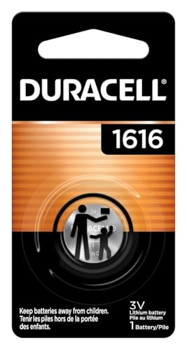 Duracell CR1616 3V Lithium Coin Battery, 1 Count, Watches & Key Fobs - image 1