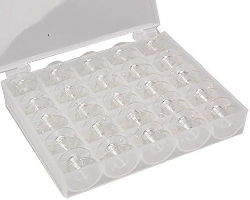 TOOGOO(R) New Bobbin Box factory sealed Translucent Clear Bobbin Box Organizer