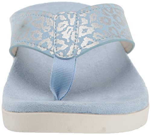 Spenco Women's Thong Flip-Flop, Powder Blue, 10 Wide