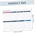 TEHAUX Magnetic Dry Erase Calendar Planner for Fridge Reusable Monthly Schedule Whiteboard Versatile Organization Tool for Home Kitchen Office Easy to Clean Design
