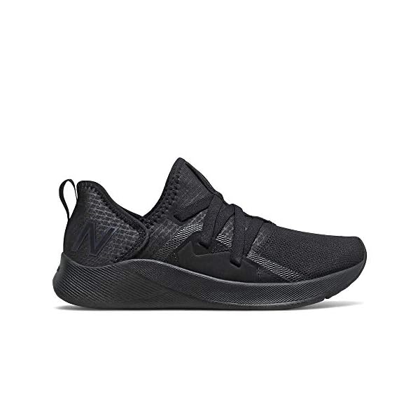 New Balance Women's Beaya V1 Slip-On Running Shoe, Black/Outerspace, 8.5