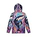 PinUp Angel Cute Orca Print Boys And Girls Hoodie Animal Graphic Hoodies Games Sports Tops Children Gift Youth Kids Cartoon Novelty Hooded