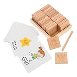 Activités d'apprentissage préscolaire : choix de matériaux en bois et en papier, finitions soignées, formes lisses et arrondies, adaptées aux petites mains des enfants, jeux préscolaires