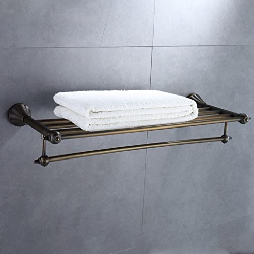 Jewelry Rastillas de Toallas, riel de Toalla para el baño, Toalla de baño de baño de baño de Cobre Fino, riel de Toalla, Rejilla para el baño, Barra de Toallas de Cobre Antiguo de Estilo Europeo/riel