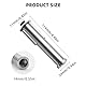 WYYFXY® Silber M14 Gewinde Satinierwalze Spanndorn Adapter Aufnahmedorn M14 Gewinde Satiniermaschine Spanndorn für Winkelschleifer Walzenschleifmaschine