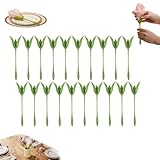 [Funzionalità versatile] Questo supporto a tema tulipano non è solo una soluzione ideale per organizzare i tovaglioli, ma funge anche in modo eccellente come dispenser di fazzoletti, combinando utilità pratica e stile semplice.