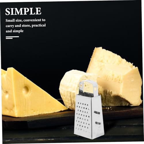 Set de 6 mini ralladores de acero inoxidable para cocina miniatura 4