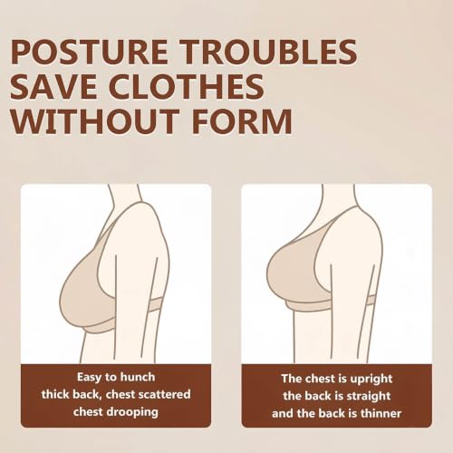 Posture Corrector for Women Front Closure Wireless Back Posture Support Bra - image 5