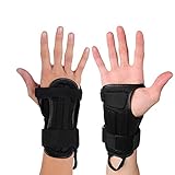LVLUOKJ Skifahren Handgelenk Unterstützung Handgelenkschoner Handschützer for Snowboarden, Skaten (Size : S)