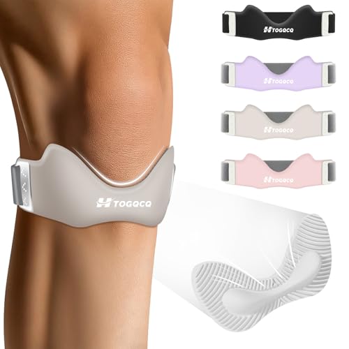 HTOGQCQ Patellar Tendon Support Strap, Knee Brace for Women &