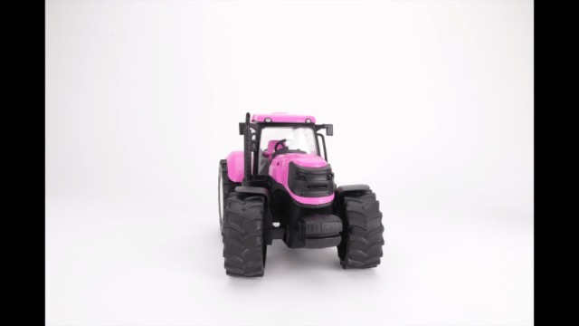 Toyland® Tractor Rosa De 39 Cm Con Cargador Frontal Elevable Y Puertas Abatibles – Escala 1:16, Vehículo Agrícola De Juguete Toyland® Tractor Rosa De 39 Cm Con Cargador Frontal Elevable Y Puertas Abatibles – Escala 1:16, Vehículo Agrícola De Juguete