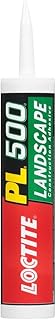 Loctite PL 500 Landscape Block and Paver VOC Construction Adhesive, Tan, 10 fl oz Cartridge, 1 Pack