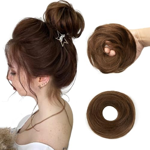 Extensions de cheveux bouclés en chouchou pour sublimer vos coiffures au quotidien