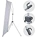 T-SIGN X Banner Stand, Banners & Signs for Business - 23inch x 63inch to 32inch x 78inch Adjustable Banner Holder - Portable Retractable Banner with Bag - Banner for Trade Show & Display (Pack of 2)