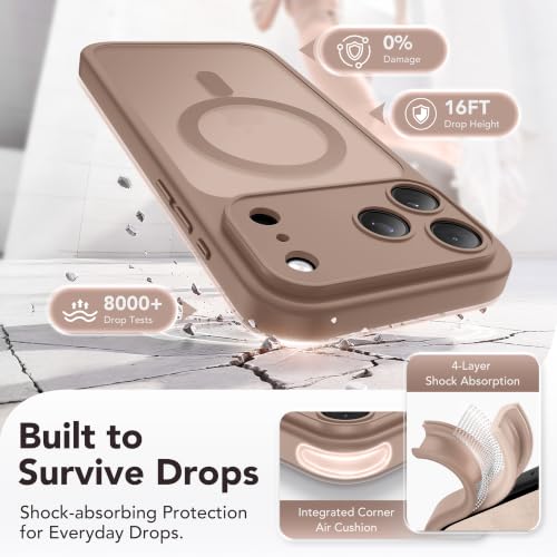 GolbinBox Magnetic & Shockproof for iPhone 17 Pro Case, Withered Brown by GolbinBox - Used condition - Image 6
