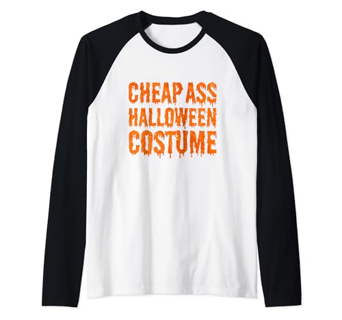 A Buon Mercato Culo Halloween Costume Divertente Halloween Maglia con Maniche Raglan