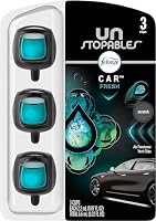 Febreze Unstopables Car Odor-Fighting Car Freshener Vent Clip Fresh, .07 fl oz. Car Vent Clip, Pack of 3
