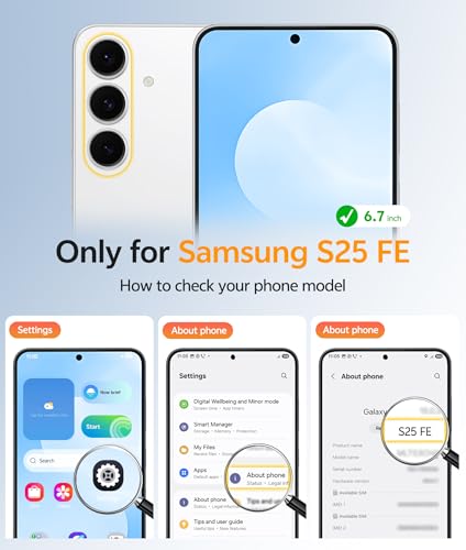 Image of FNTCASE for Samsung Galaxy S25 FE Case: Magnetic Translucent Matte Military Grade Drop Proof Protection Cell Phone Cover - Slim Rugged Durable Shockproof Protective S25Fe Cases (Ice Blue-6.7 inch)