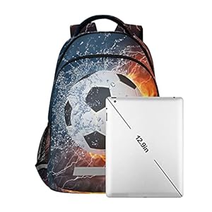 Football boys backpack soccer ball elementary school bookbag kids travel rucksack laptop bag  urban country home decor