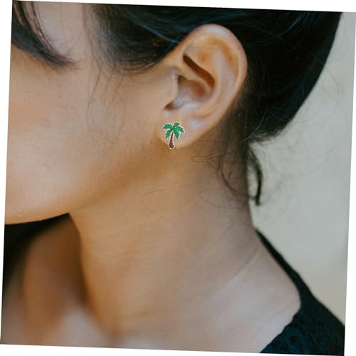 Boucles d'oreille cerceaux de Noix de Coco légères anti irritation peau - 7