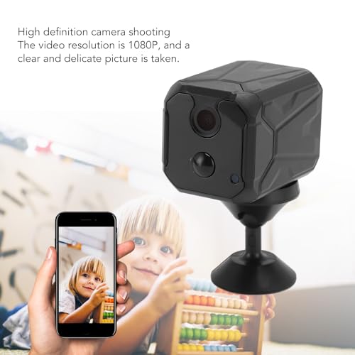 Image of Sanpyl Small Wireless WiFi Camera, 1080P Mini Home Security Camera, Mini Nanny Cam Pet Dog Baby Camera with Infrared Night Vision, Motion Detection, Support APP, Sanpylz2kog59cm1
