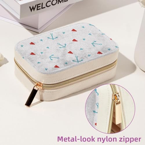 Caja de viaje de terciopelo azul para collares: dile adiós a los enredos 7