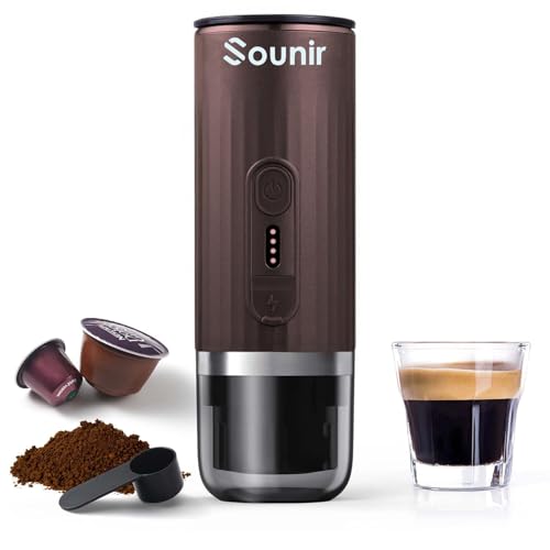 Portable Cup Espresso Machine, Camping Coffee Maker for Travel, O...
