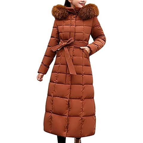 Women's Casual Hooded Wool Collar Jacket Cover