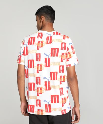 Image of Puma Men's Polyester Regular Fit T-Shirt