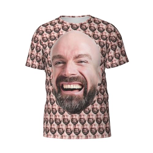 Custom Face Shirt Personalized Create Your Own Shirt with Photo Image Customized Shirts for Men Women4
