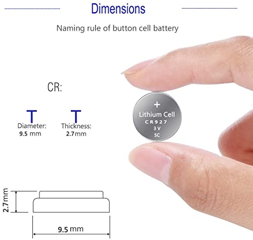 Cr927 3V Lithium Battery (5 - Pack) #TOP1