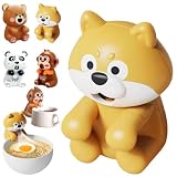 Mini ventilatore di raffreddamento a clip per tazza e ciotola, grazioso elefante/scimmia, ricaricabile tramite USB, 3 velocità, ventilatore portatile da appendere per caffè freddo, bevande, compagno