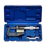 0-25mm digital blade micrometer Messbereich 0 - 25 mm WABECO Digitale Mikrometerschraube 0-25 mm Mikrometer Bügelmessschraube