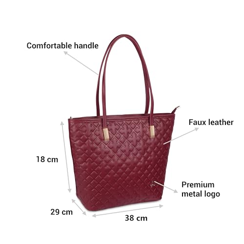 Image of Mochi Women's Fashionable Faux Leather Tote Bag