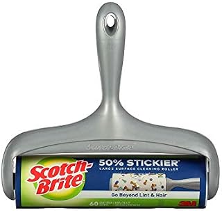 Scotch-Brite 50% Stickier Large Surface Roller, Works great on dog, cat, and other