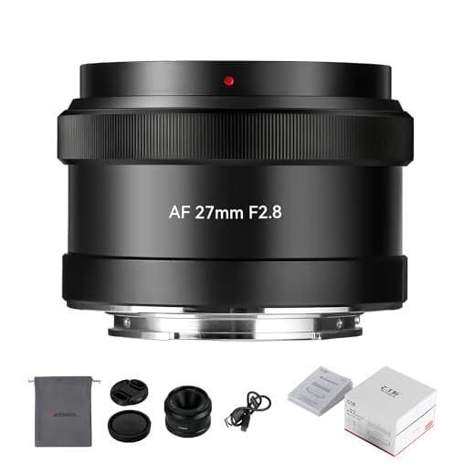 7artisans AutoFocus 27mm F2.8 APS-C Rahmenobjektiv,F2.8 Große Blende,Unterstützt Automatische/Manuelle Blende und Gesichts-/Augenerkennung,Kompatibel mit Sony FS5/FS7/FS7M2/FS5M2K/A3000/A5000/A6000