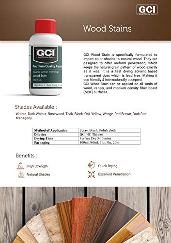 GCI Store GCI Premium Wood Stains 1 Litre - Fast Dry - Image 4