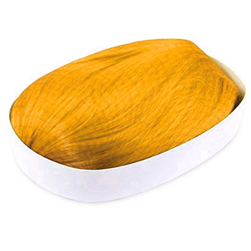 Akstore 28" 70Cm Fashion Wigs Long Wavy Curly Hair Cosplay Wig & Wig Cap (Yellow) #TOP1