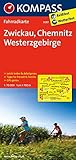 radfahrkarte bayern  KOMPASS Fahrradkarte Zwickau - Chemnitz - Westerzgebirge: Fahrradkarte. GPS-genau. 1:70000 (KOMPASS-Fahrradkarten Deutschland, Band 3087)