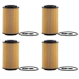 4PCS Engine Car Oil Filter, Compatible for W204 C-Class W212 E-Class for Mercedes-Benz OM651