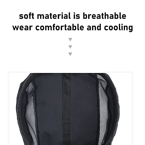 XGOPTS Quick Dry Baseball Cap - Lightweight Breathable Adjustable UV-Protection Cap for Outdoor Activities Sport Running - Men Woman Unisex 56-60cm (Black) - Image 7
