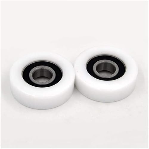 JGNAYRKJQI TMP1105 Precision Deep Groove Ball Bearings 6203 2RS Ball Bearing Covered with POM Plastic 17x59x18mm Plastic Pulley Bearings 6203 RS