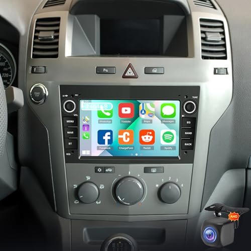 [2G+64G] Car Radio for Vauxhall Corsa Opel Astra Zafira, Android Touch Screen Vauxhall Stereo, Wireless Carplay/Android Auto/HiFi Audio/1080P/WiFi/SWC
