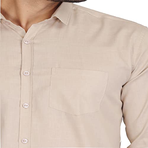 Image of Man Slim Fit Cotton Casual Shirt