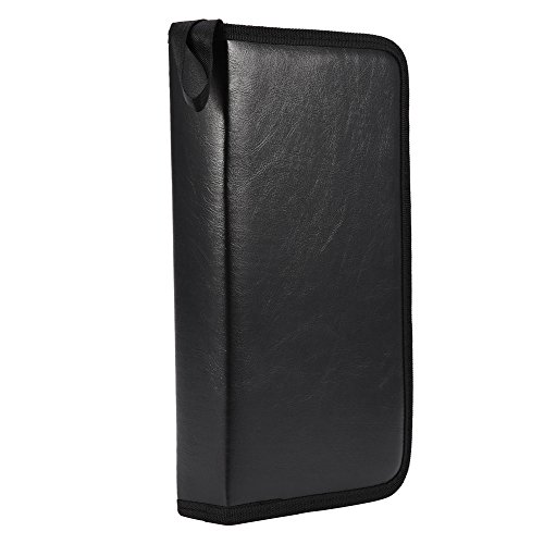 FOSA Carteira para transporte de CD/DVD/VCD com capacidade para 80 CDs, carteira, armazenamento, sup