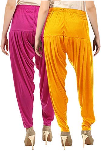 Image of Buy That Trendz Patiala Salwar for Women Relaxed Fit Viscose Patiyala Salwar Harem Bottom Pants