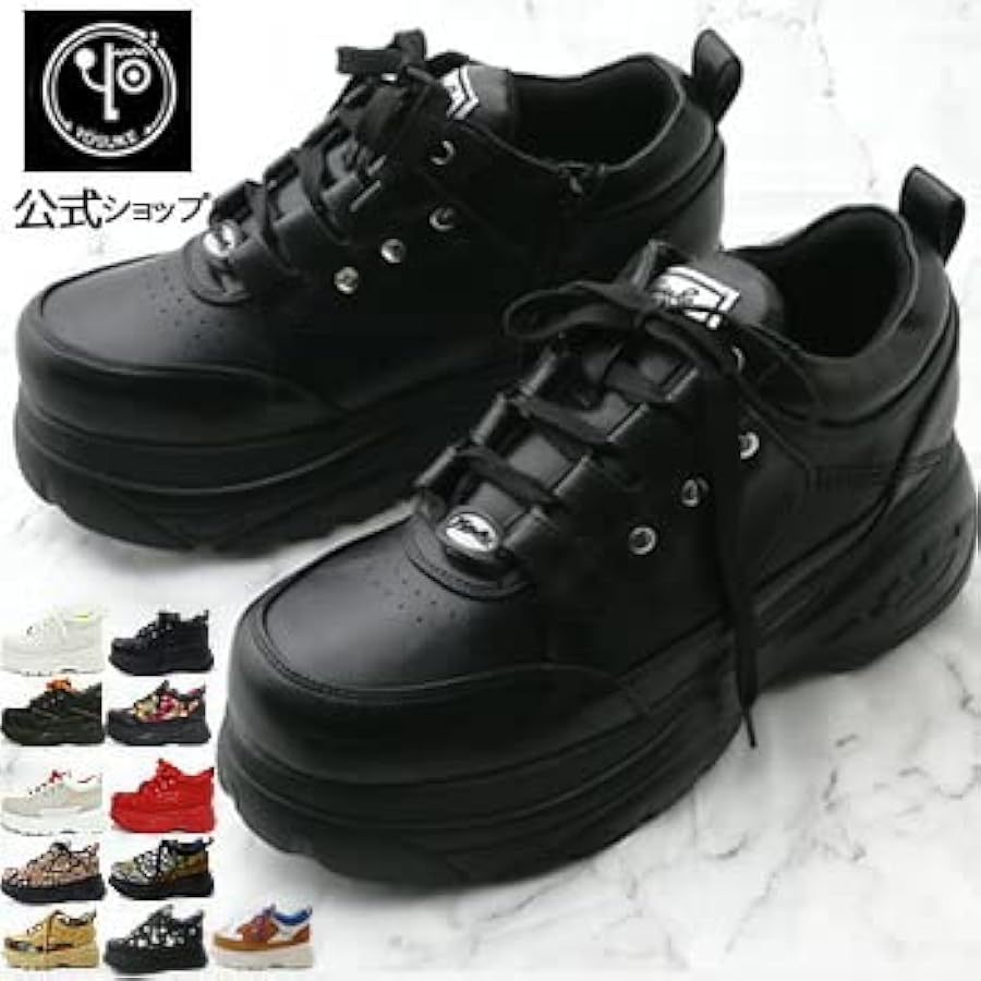 【美品】YOSUKE厚底スニーカー 厚底スニーカー （ブラックコンビ） -YOSUKE U・S・A