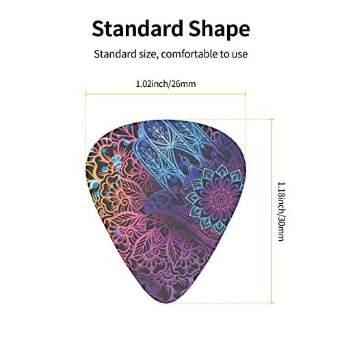 Lot de 12 médiators de guitare en forme de main de Fatima mystique bohème pour guitare basse électrique, acoustique, cadeau avec boîte - Les Beatles, Paul McCartney, John Lennon, RIngo Starr, George Harrison Lot de 12 médiators de guitare en forme de main de Fatima mystique bohème pour guitare basse électrique, acoustique, cadeau avec boîte – Image 6