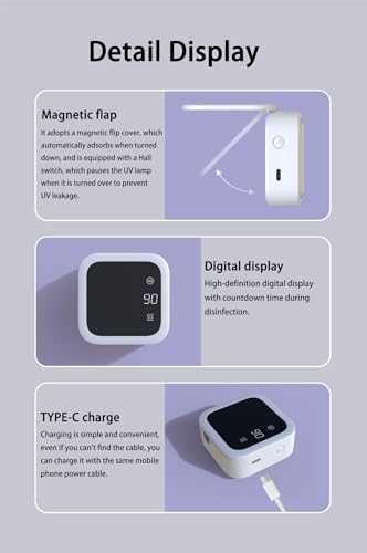Winnes Zahnbürsten Sterilisator mit uv Licht, Extrem Schnelle Lufttrocknung, Intelligenter Dual-Mode-Betrieb zum Schutz der Mundgesundheit der Ganzen Familie Toothbrush Sanitizer