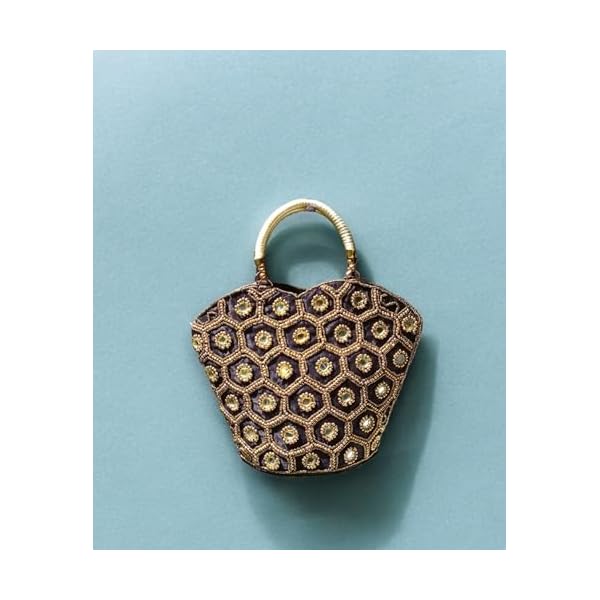 Rajasthani Style Royal Clutch Batwa Bag Khajoor Wristlets Ethnic Potli For Women's Zari Work Potli Bridal Potli dussehra/Diwali Earring Gift For Girls, GirlFreind, Mother, Sister, Lover - Image 7